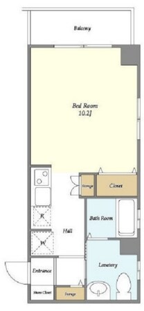 リテラス町屋の物件間取画像